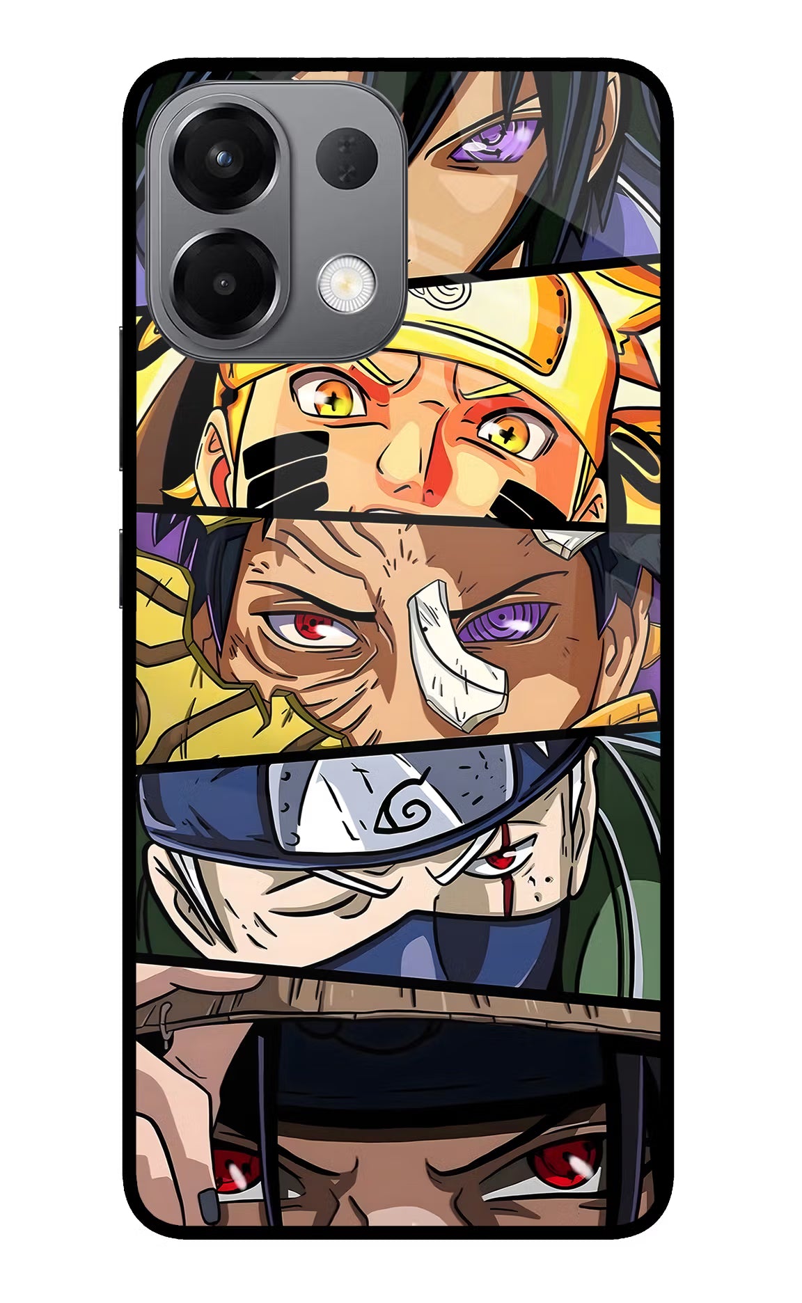Naruto Character Oppo K13 5G Glass Case Back Cover by Casekaro