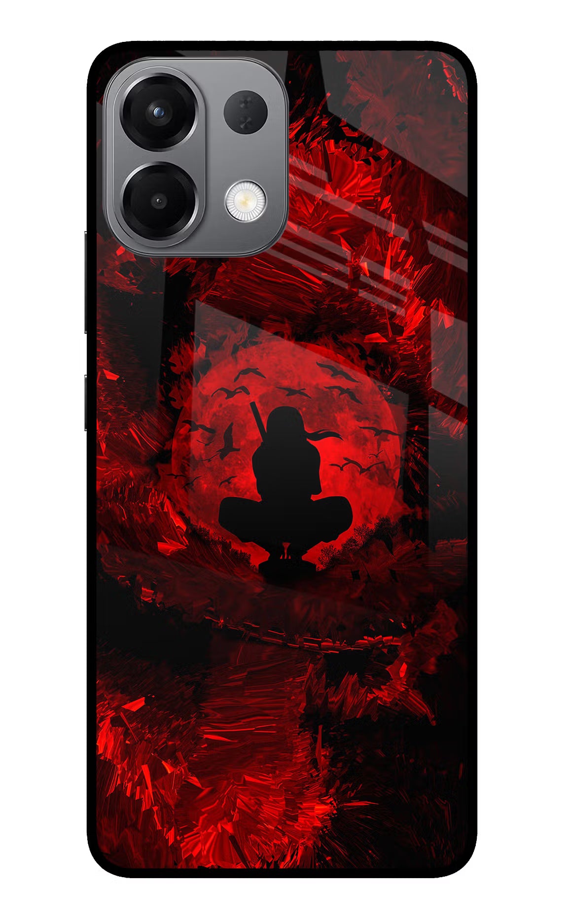 Itachi Uchiha Oppo K13 5G Glass Case Back Cover by Casekaro