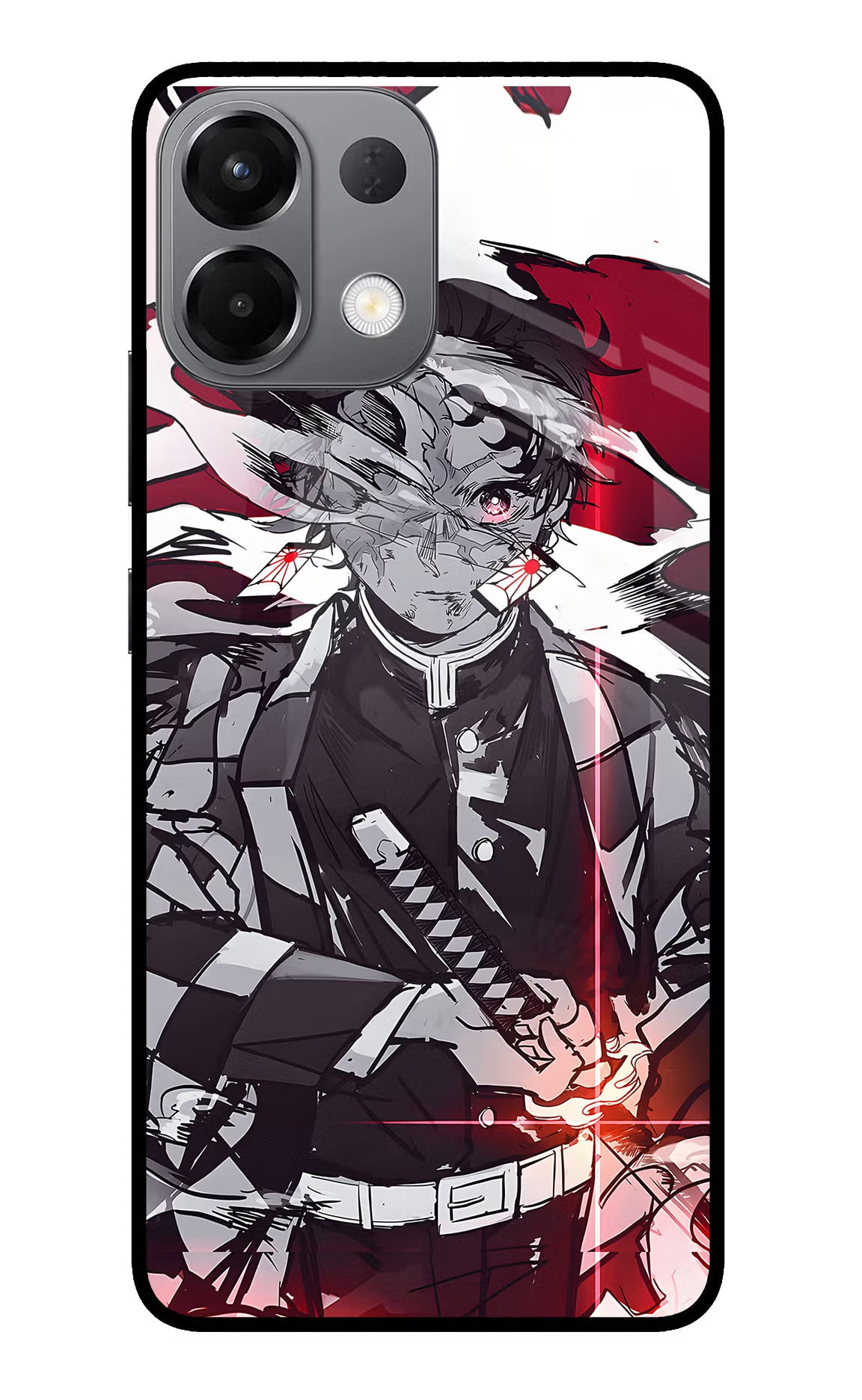 Demon Slayer Oppo K13 5G Glass Case Back Cover by Casekaro