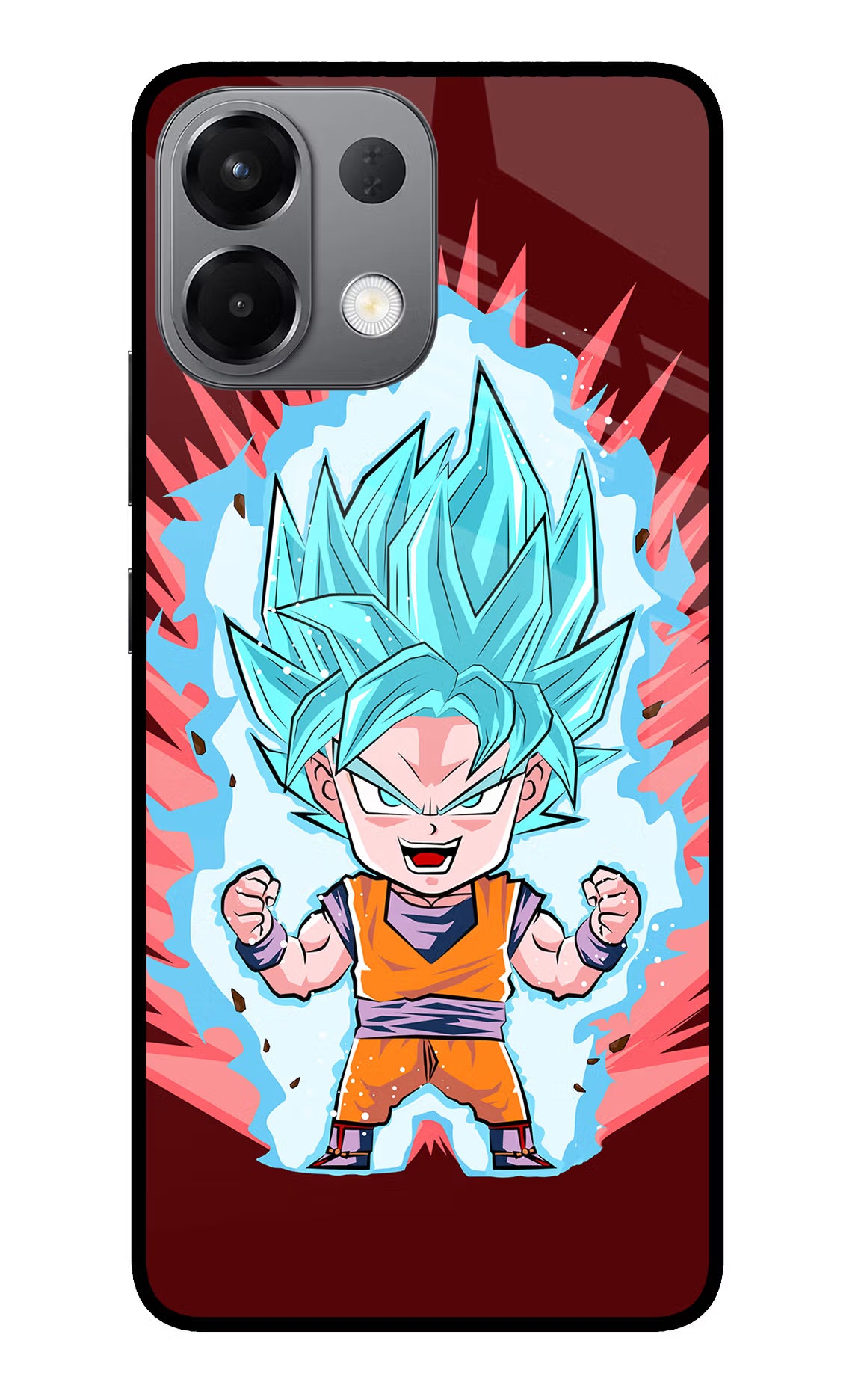 Goku Little Oppo K13 5G Glass Case Back Cover by Casekaro