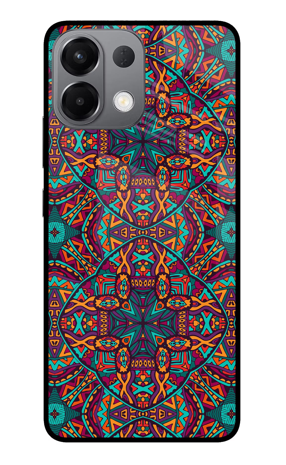 Colour Mandala Oppo K13 5G Glass Case Back Cover by Casekaro