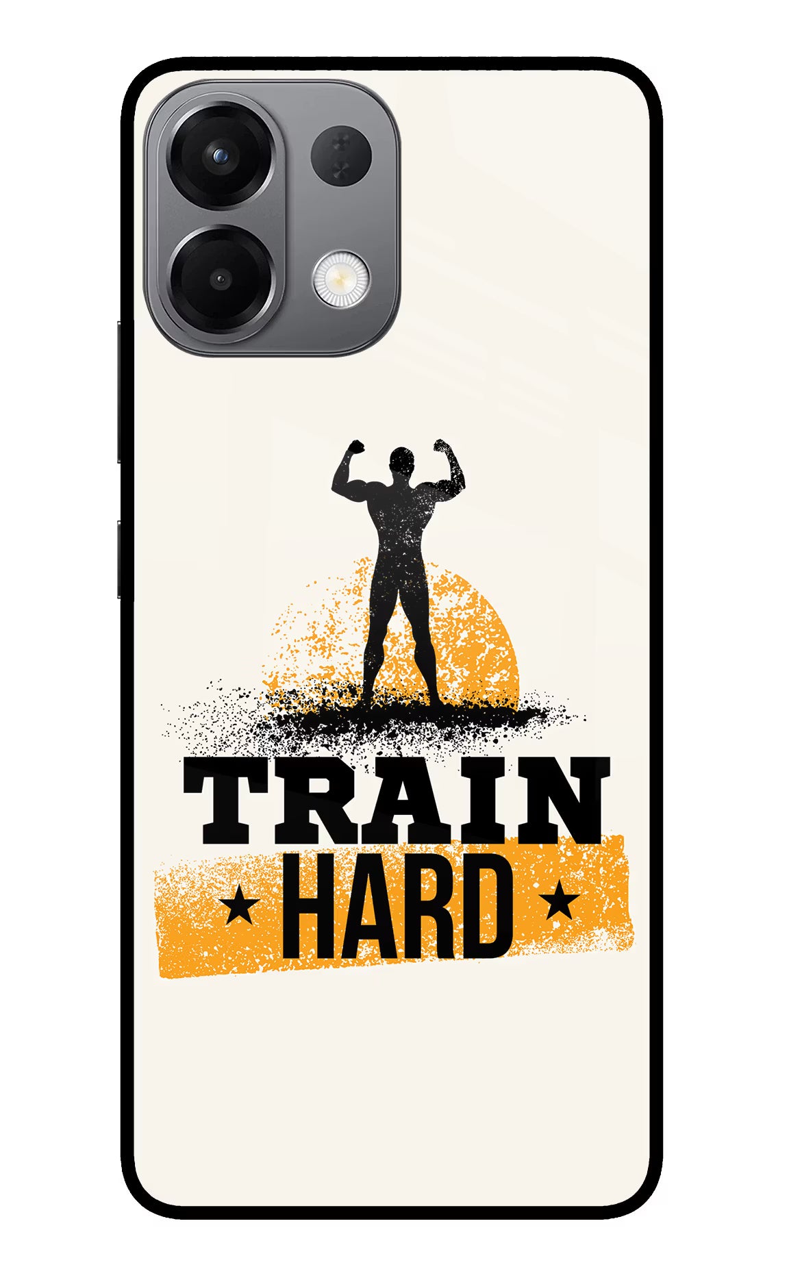Train Hard Oppo K13 5G Glass Case Back Cover by Casekaro