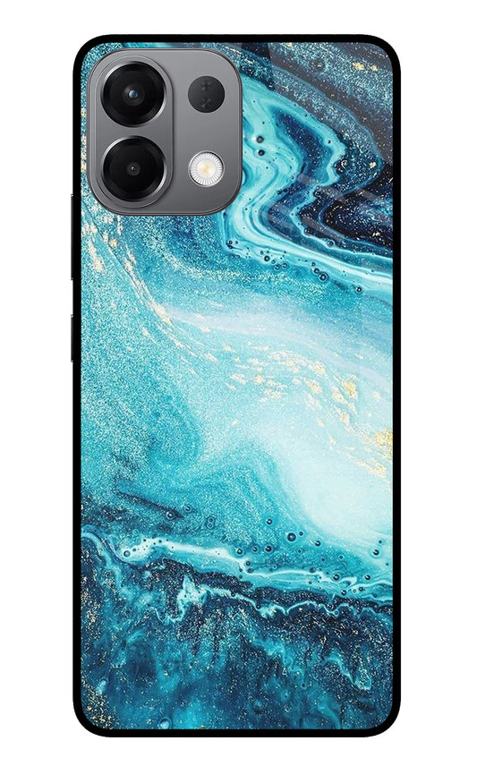 Blue Glitter Marble Oppo K13 5G Glass Case