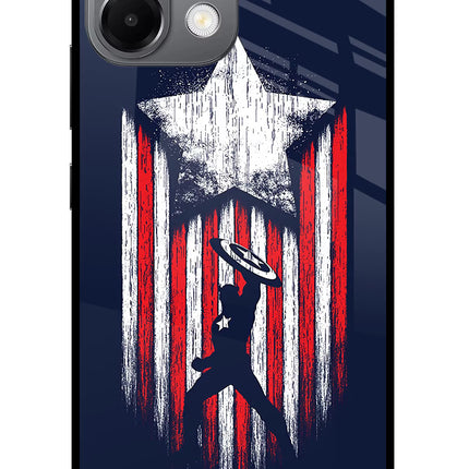 Captain America Marvel Art Oppo K13 5G Glass Case