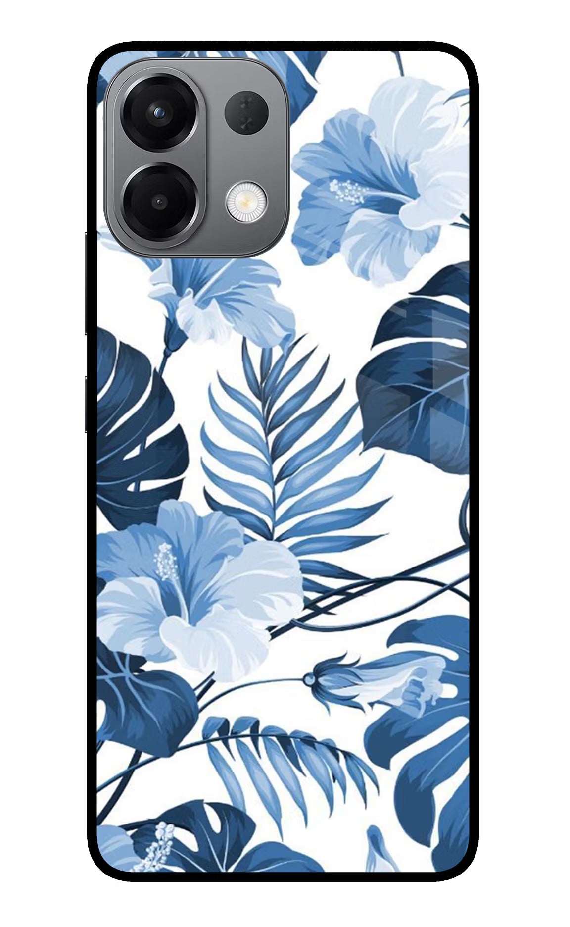 Fabric Art Oppo K13 5G Glass Case Back Cover by Casekaro