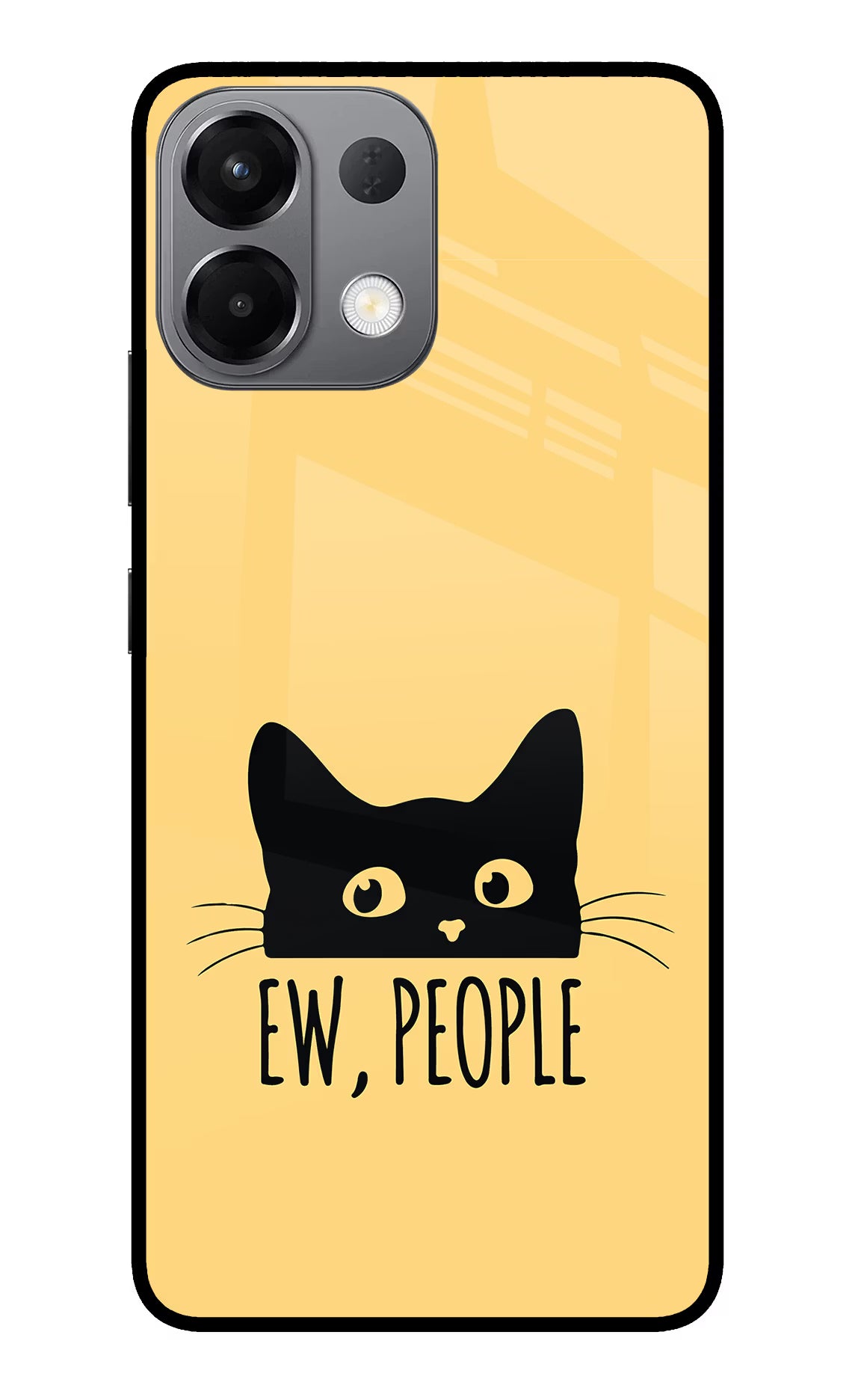 Ew People Catitude Oppo K13 5G Glass Case Back Cover by Casekaro