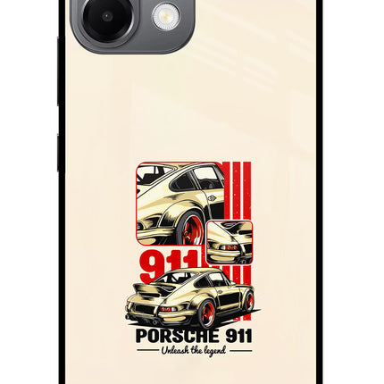 Classic Porsche 911 Oppo K13 5G Glass Case Back Cover by Casekaro