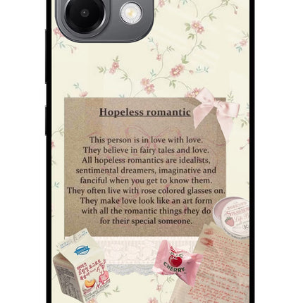 Hopeless Romantic Oppo K13 5G Glass Case Back Cover by Casekaro