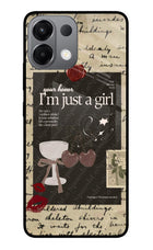 I am just a girl Oppo K13 5G Glass Case