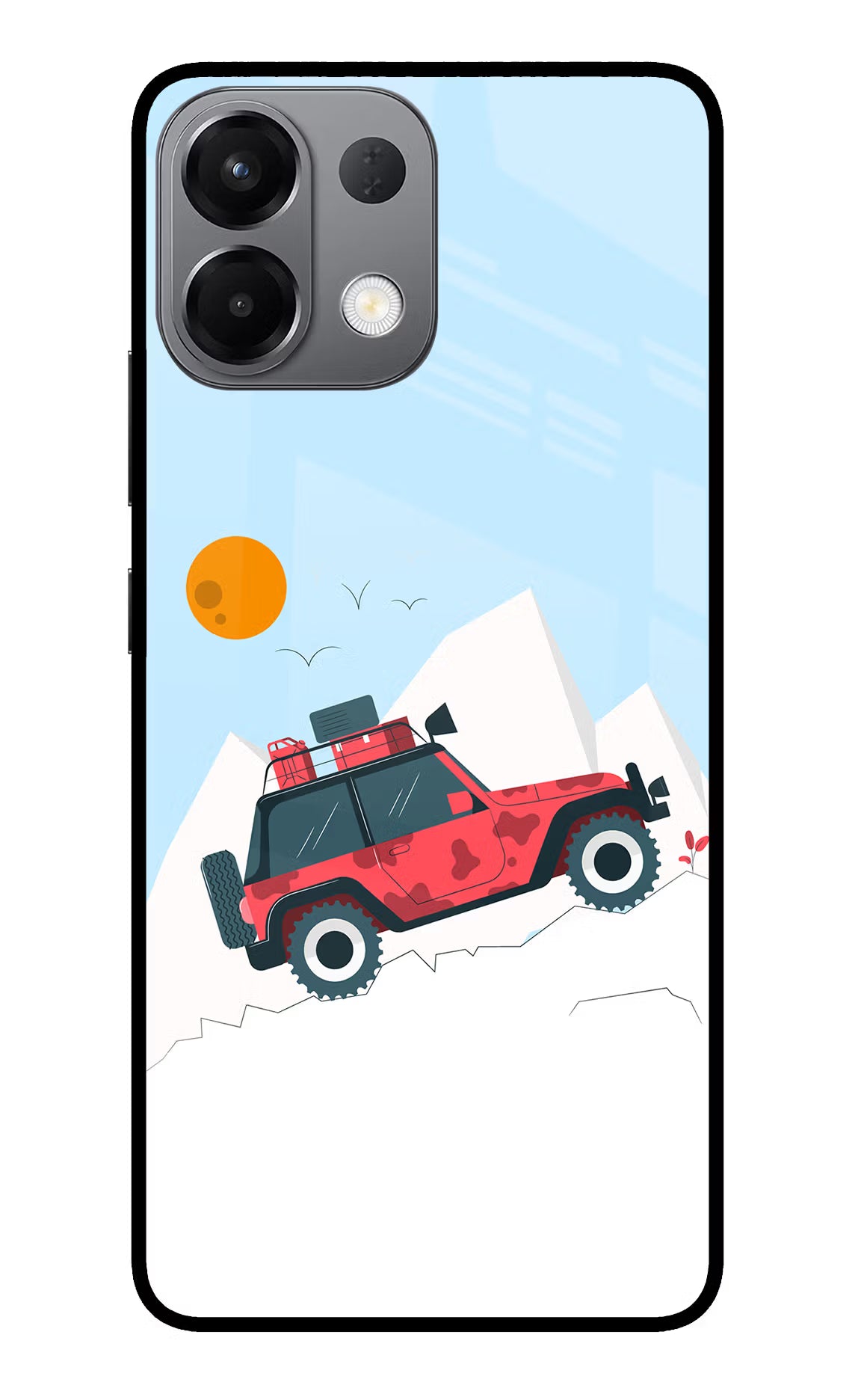 Mountain Trail Beast Oppo K13 5G Glass Case Back Cover by Casekaro