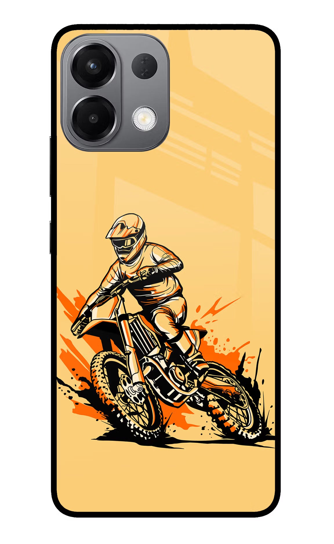 Off-Road Fury Oppo K13 5G Glass Case Back Cover by Casekaro