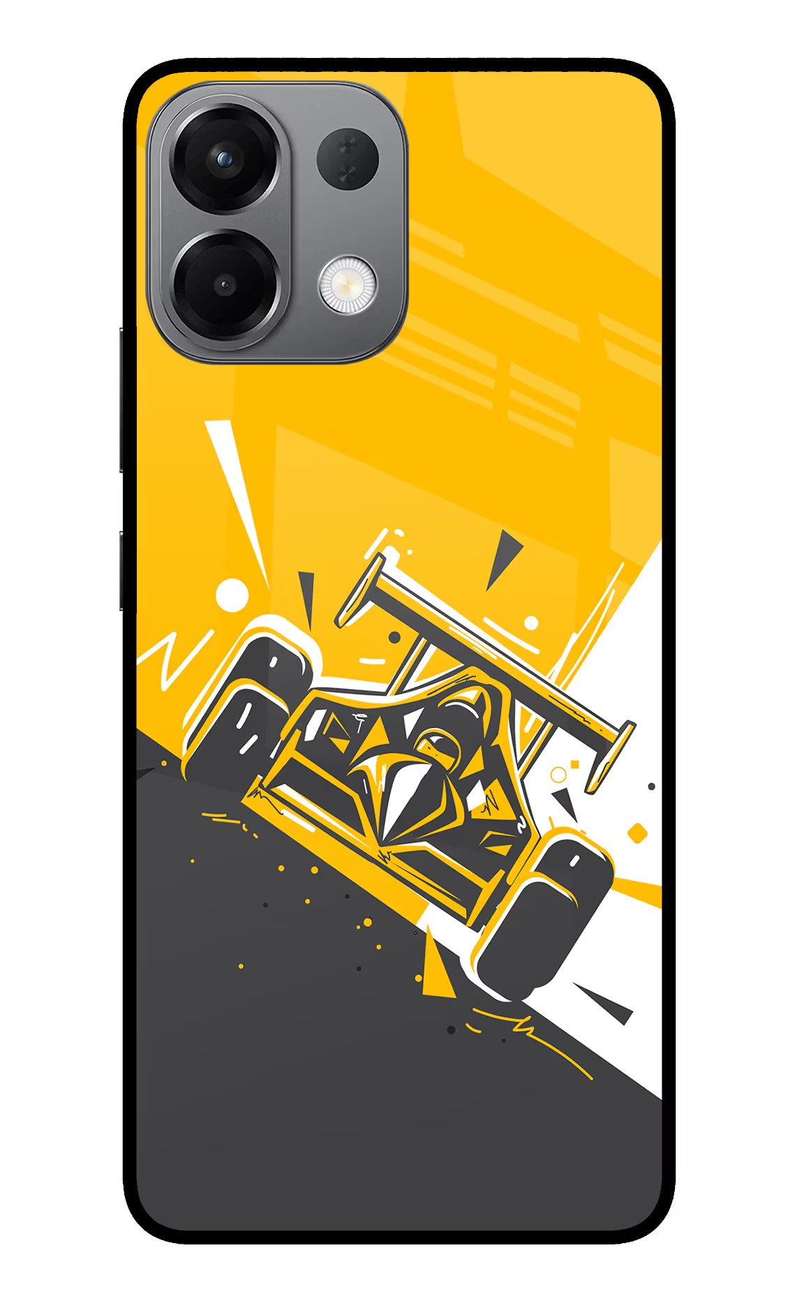 Track King Oppo K13 5G Glass Case Back Cover by Casekaro