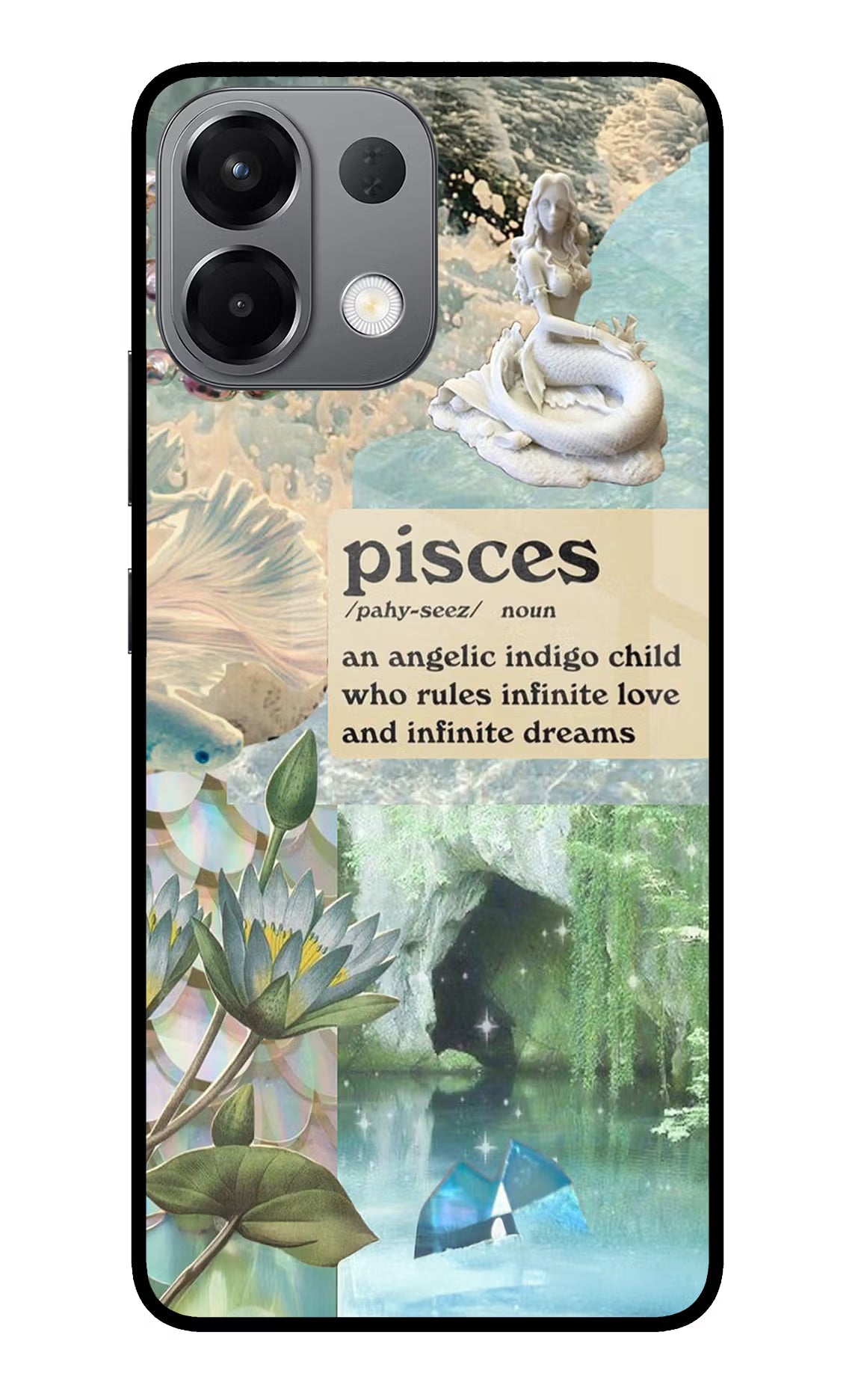 Pisces Zodiac Oppo K13 5G Glass Case Back Cover by Casekaro