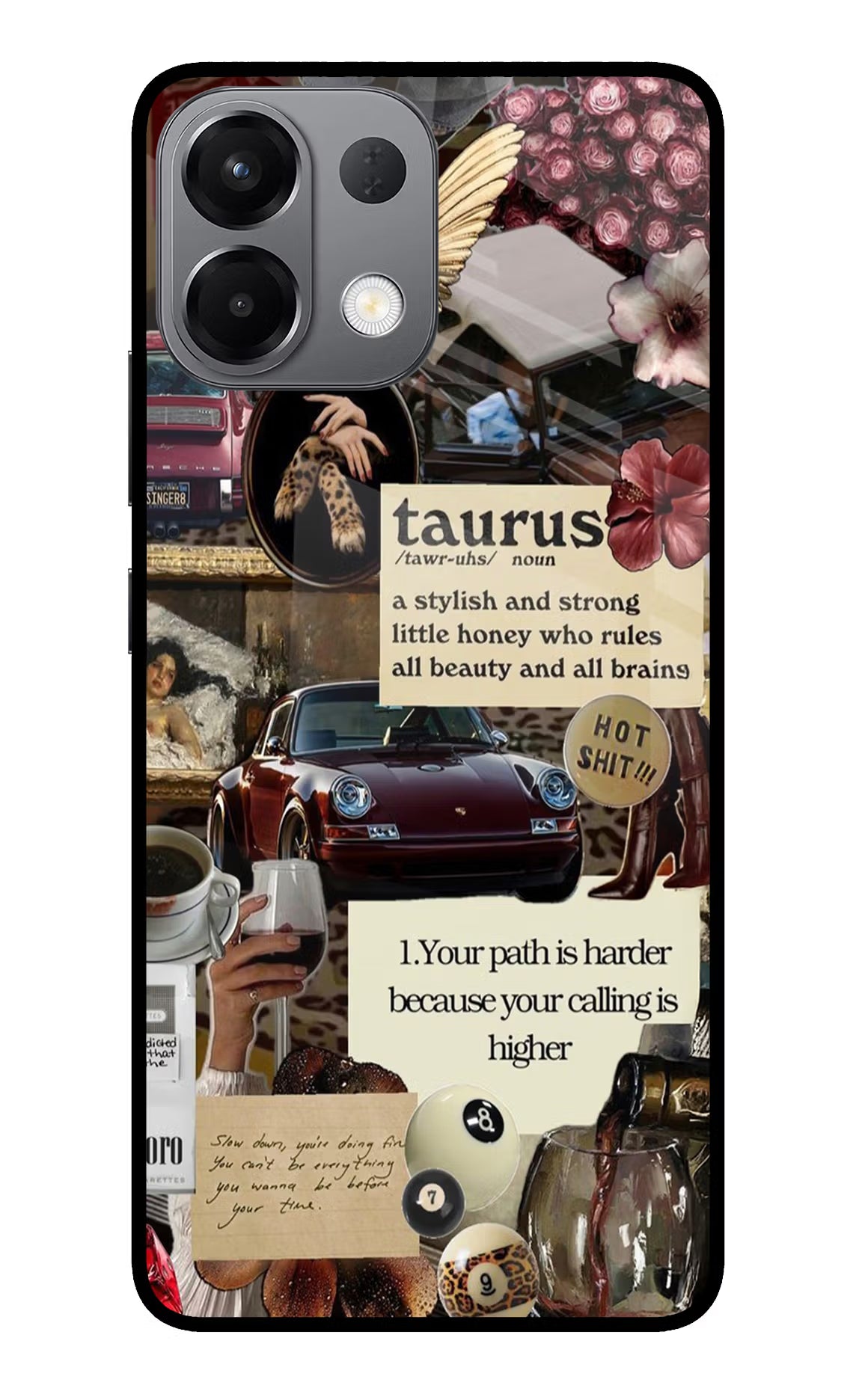 Taurus Zodiac Oppo K13 5G Glass Case Back Cover by Casekaro