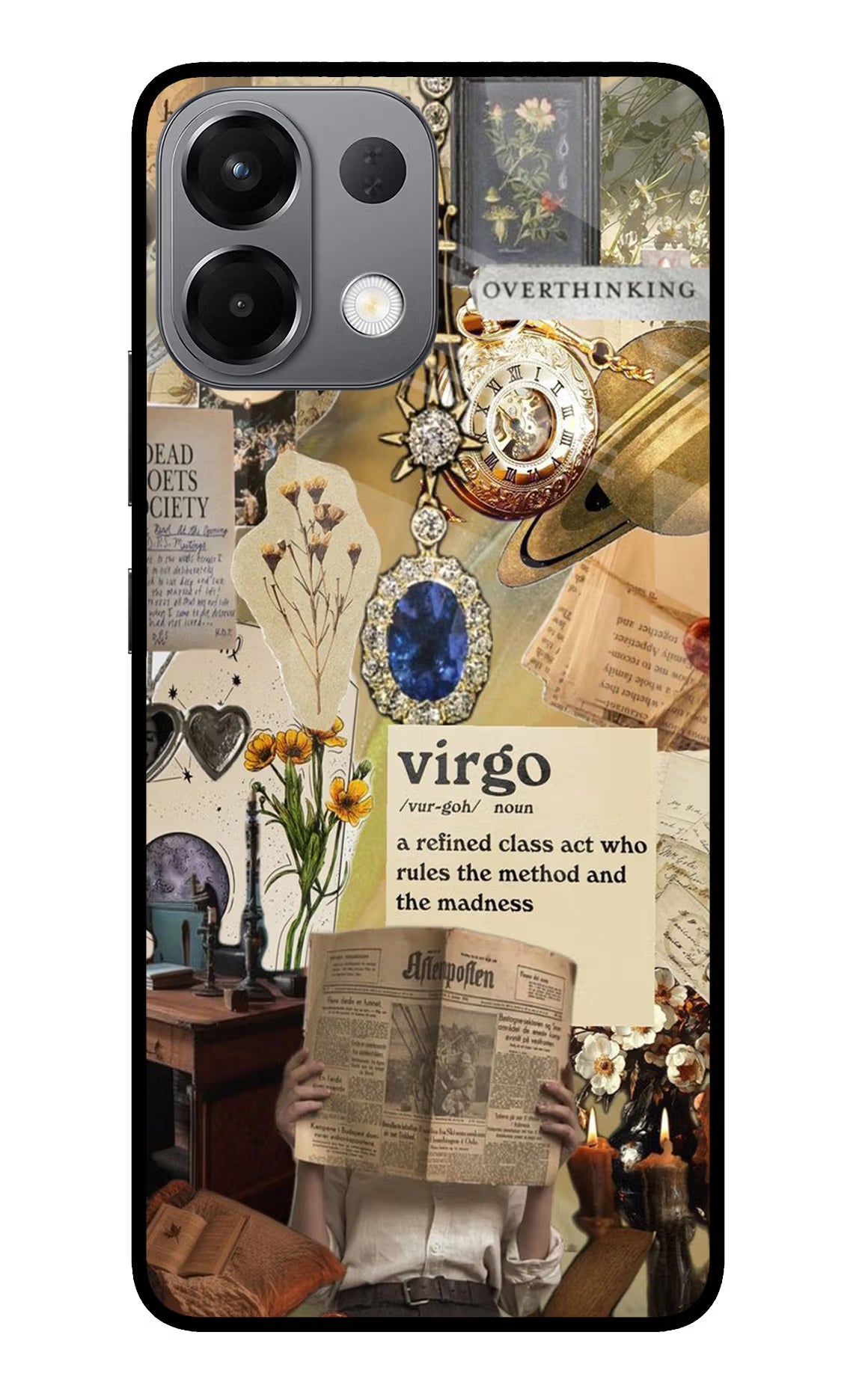 Virgo Zodiac Oppo K13 5G Glass Case Back Cover by Casekaro