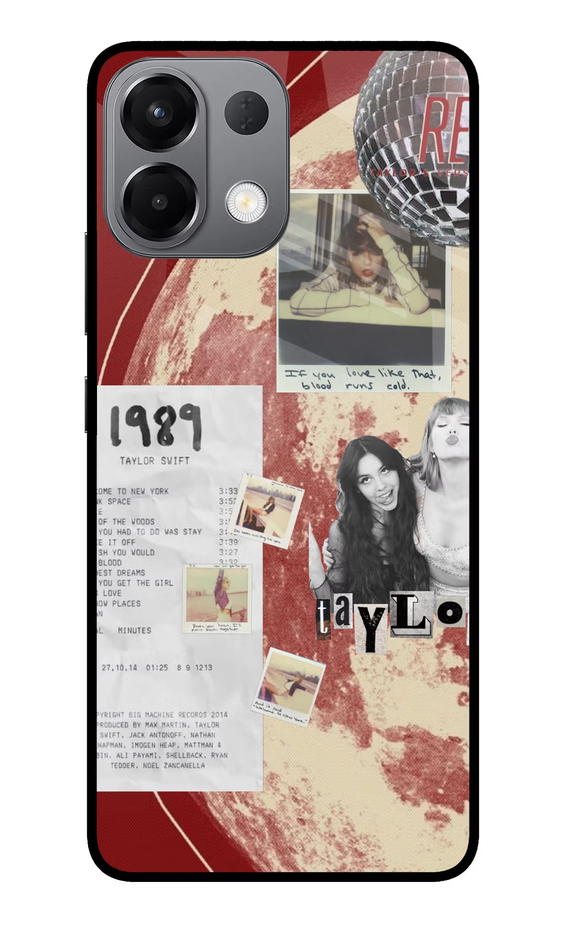 Taylor Swift Oppo K13 5G Glass Case