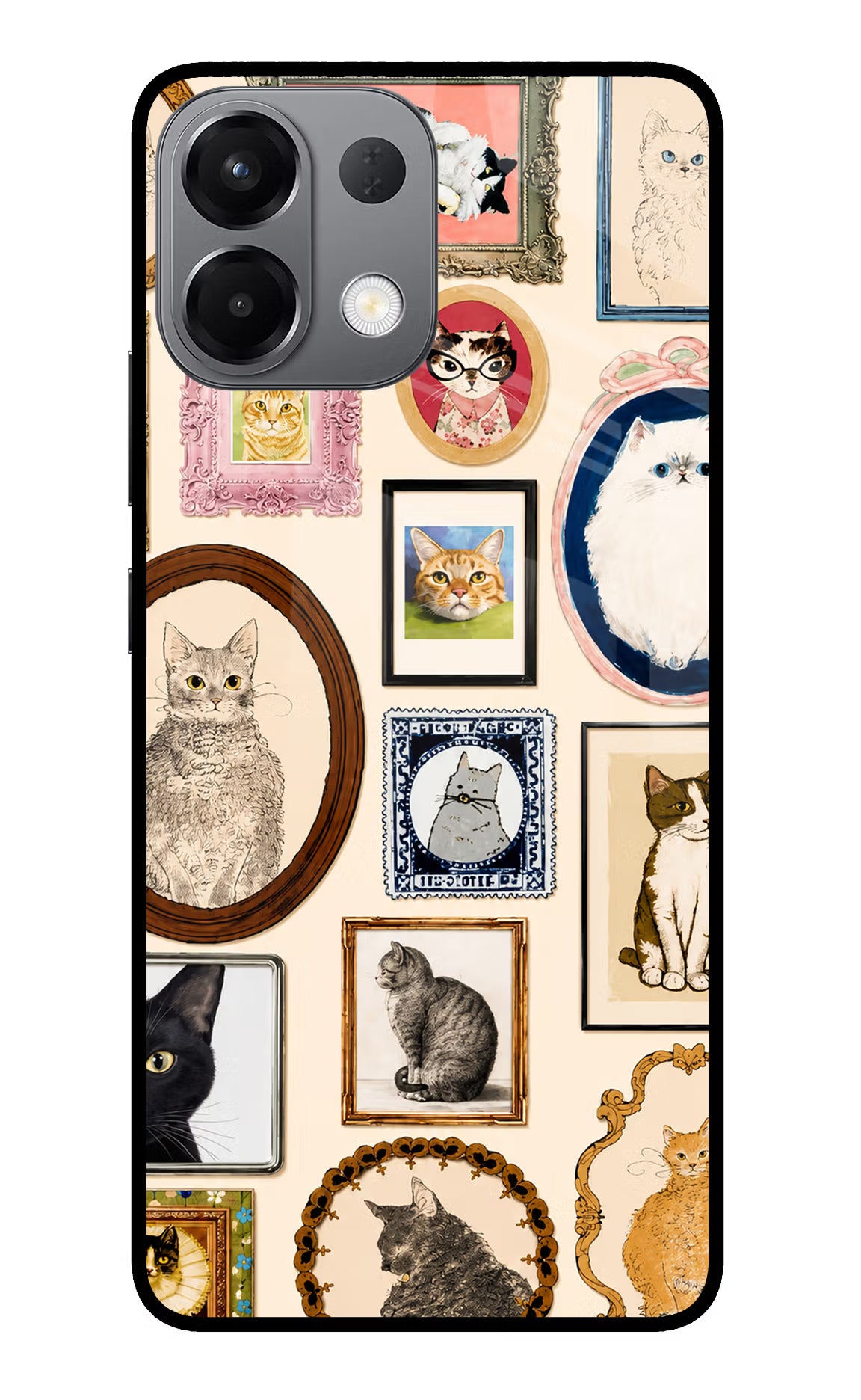 Mirror Cats Oppo K13 5G Glass Case