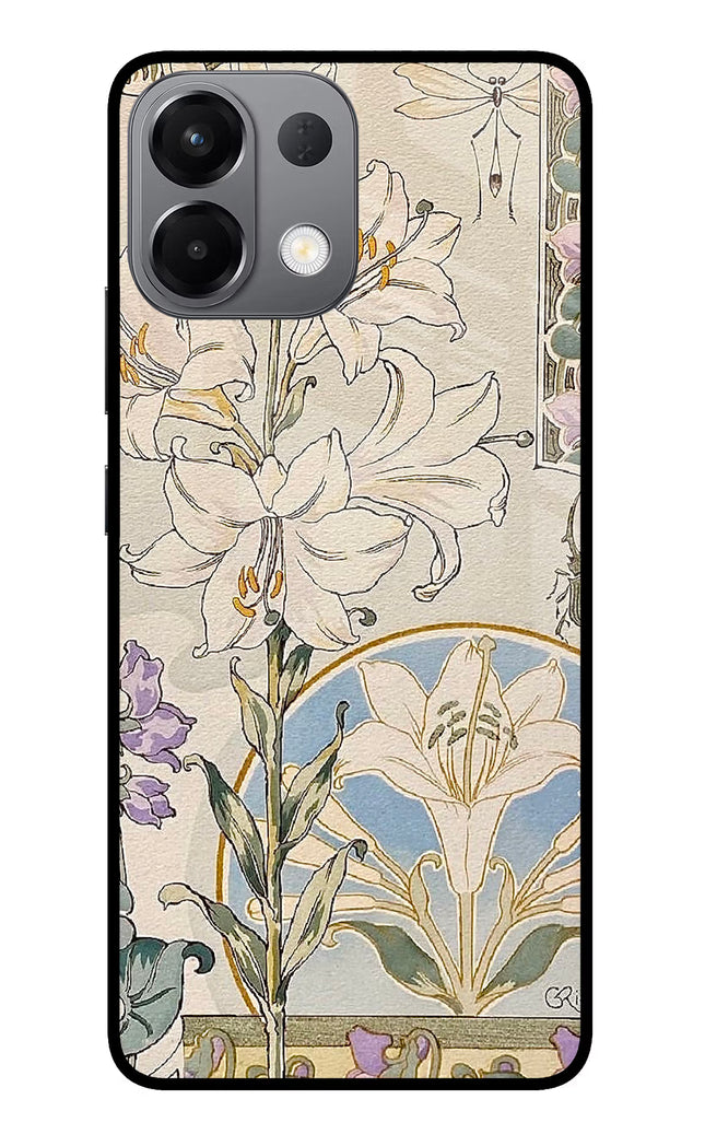White Lily Oppo K13 5G Glass Case