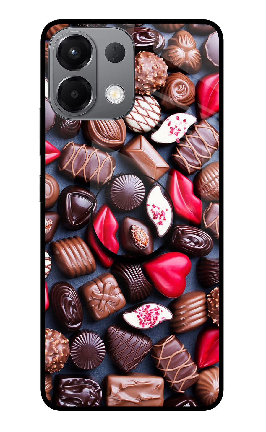 Chocolates Oppo K13 5G Pop Case, Glass case