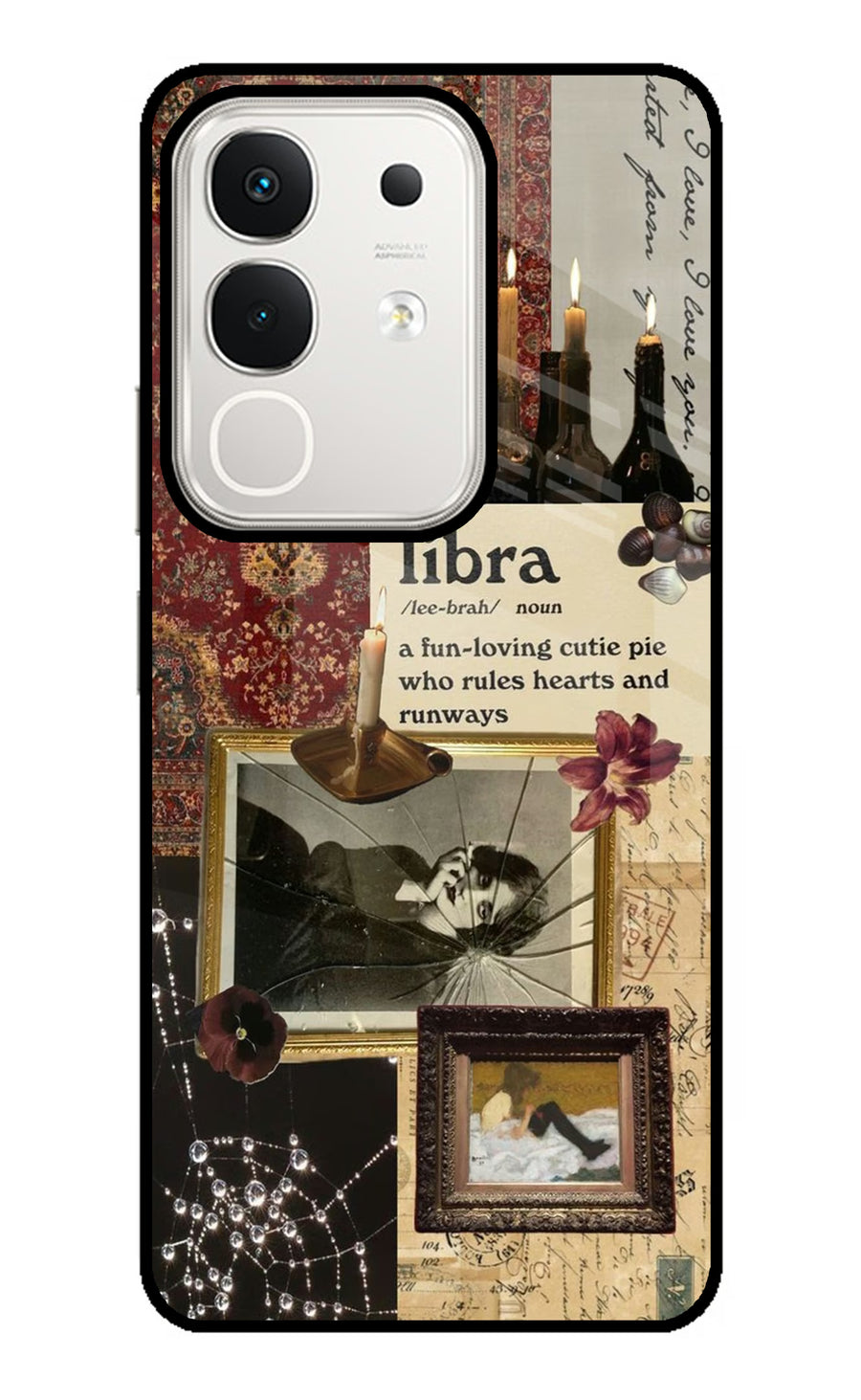 Libra Zodiac iQOO Z10x 5G Back Cover, Glass case