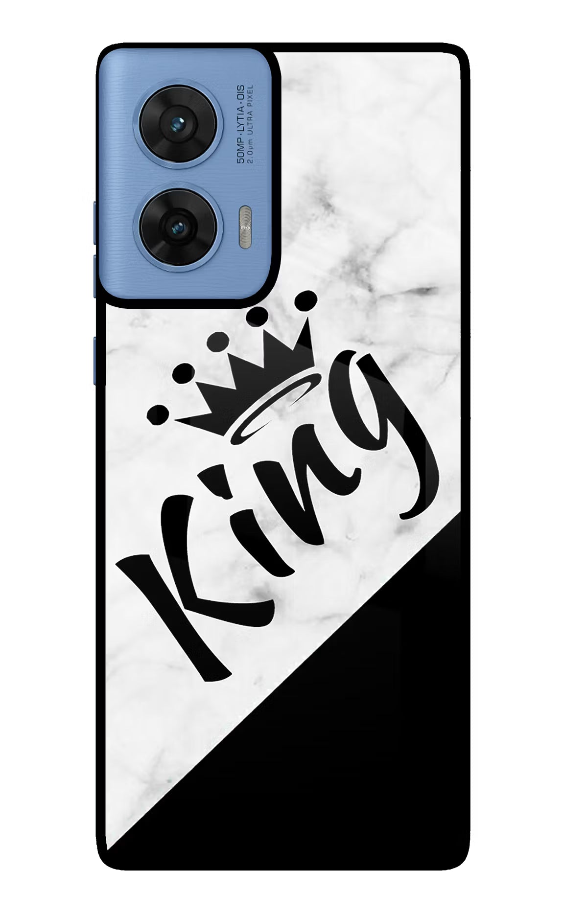 King Moto G96 5G Glass Case Back Cover by Casekaro