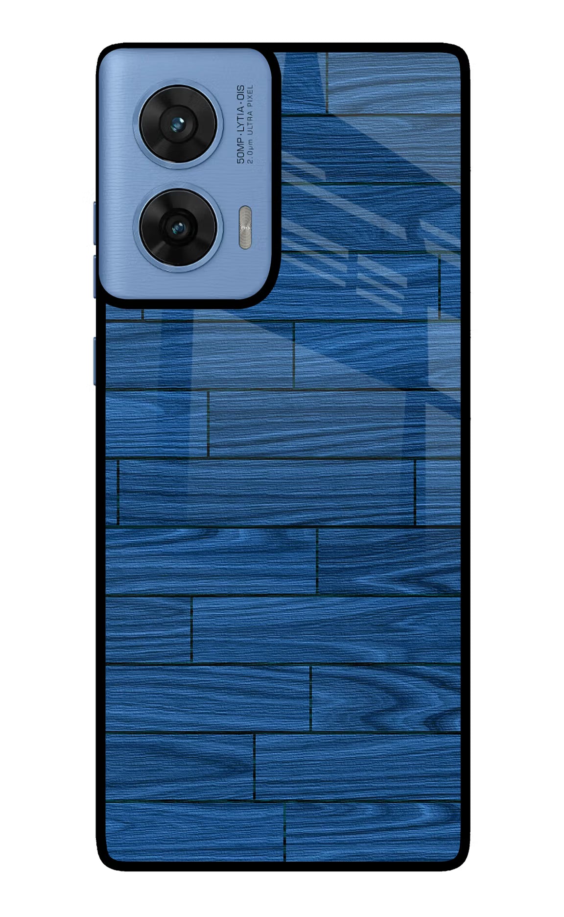 Wooden Texture Moto G96 5G Glass Case Back Cover by Casekaro