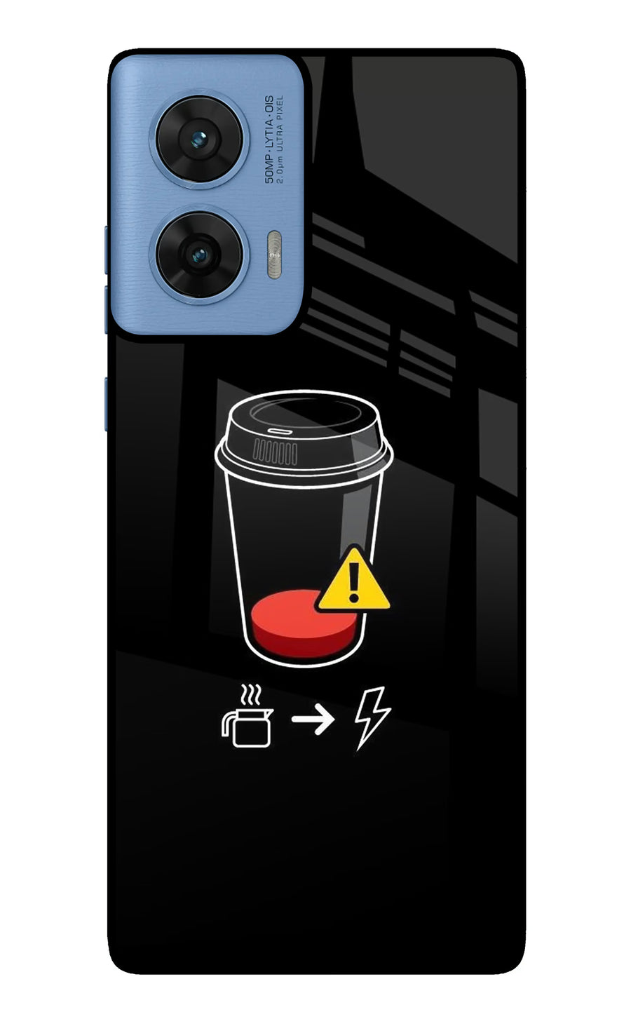 Coffee Moto G96 5G Back Cover, Glass case