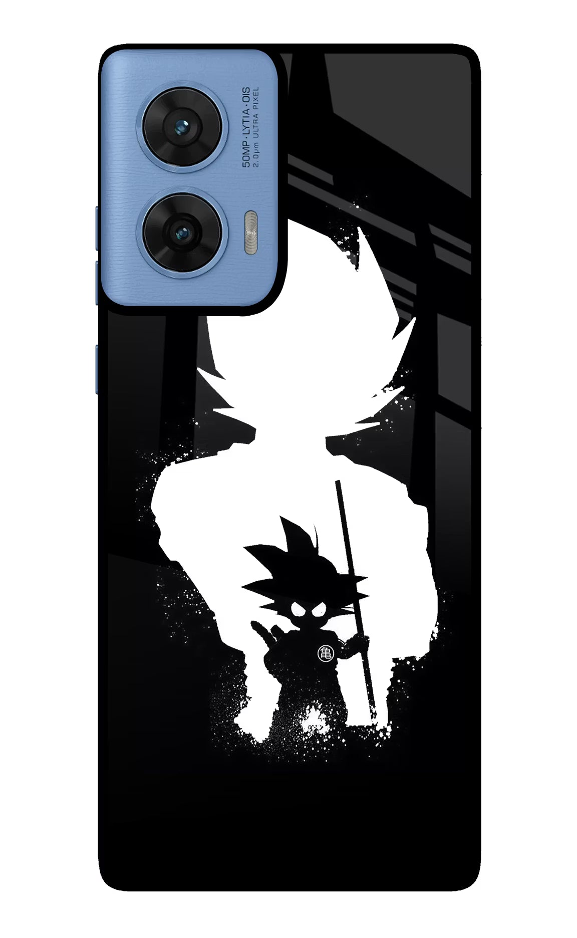 Goku Shadow Moto G96 5G Glass Case Back Cover by Casekaro