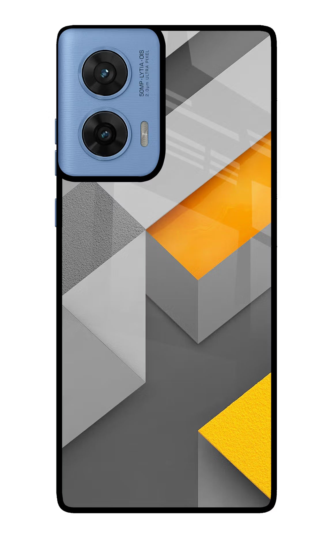 Abstract Moto G96 5G Glass Case Back Cover by Casekaro