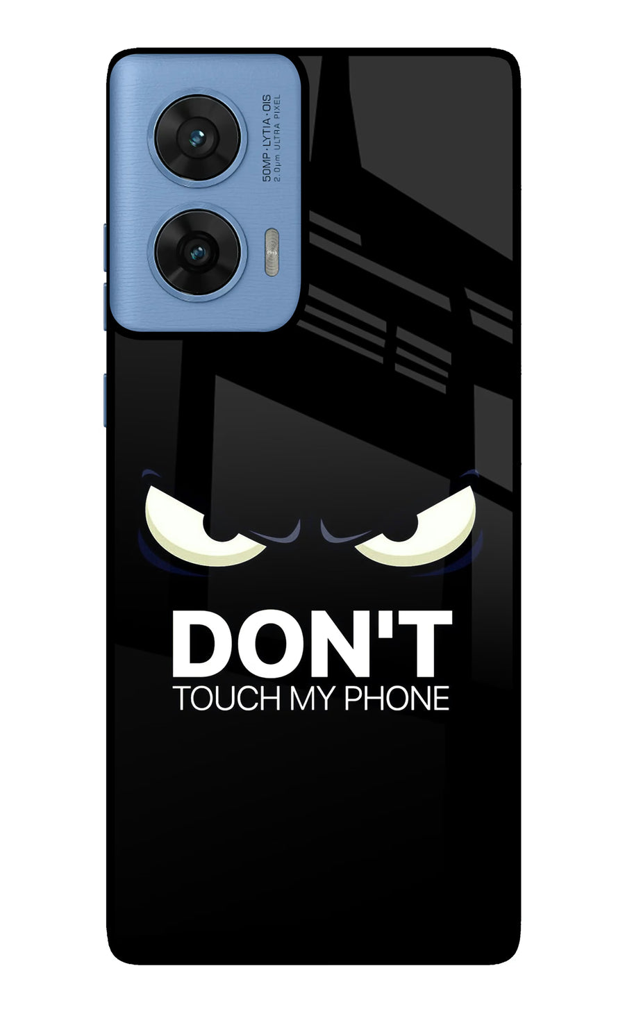 Don'T Touch My Phone Moto G96 5G Back Cover, Glass case