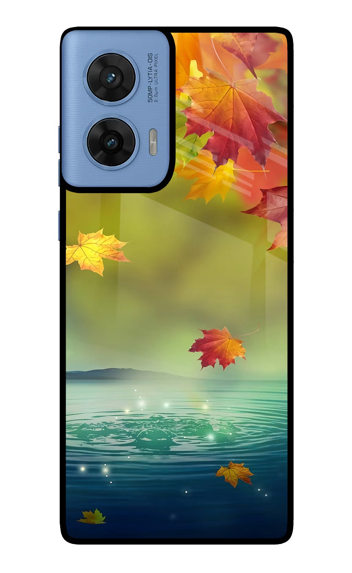 Flowers Moto G96 5G Glass Case Back Cover by Casekaro