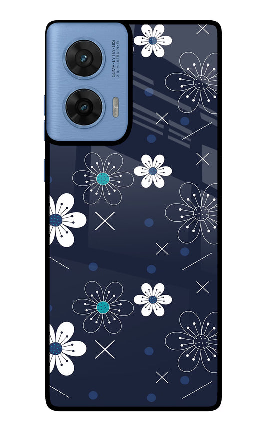 Flowers Moto G96 5G Glass Case