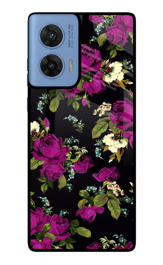 Flowers Moto G96 5G Glass Case