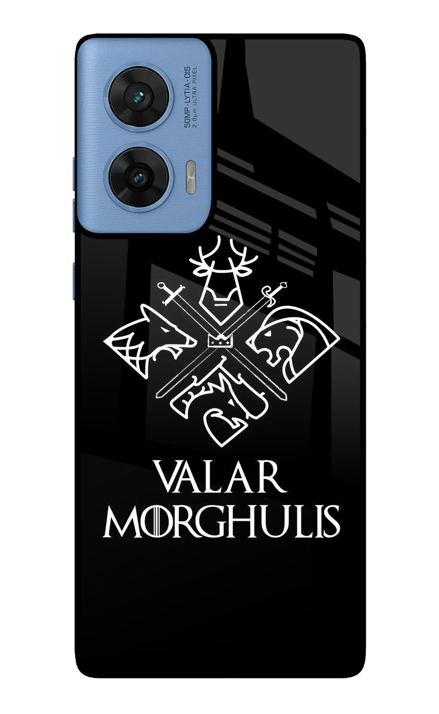 Valar Morghulis | Game Of Thrones Moto G96 5G Back Cover, Glass case