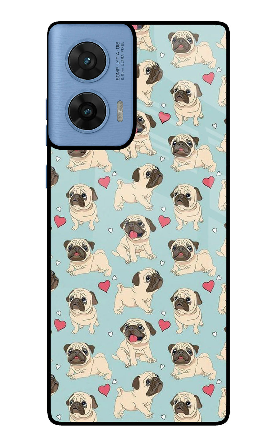 Pug Dog Moto G96 5G Back Cover, Glass case
