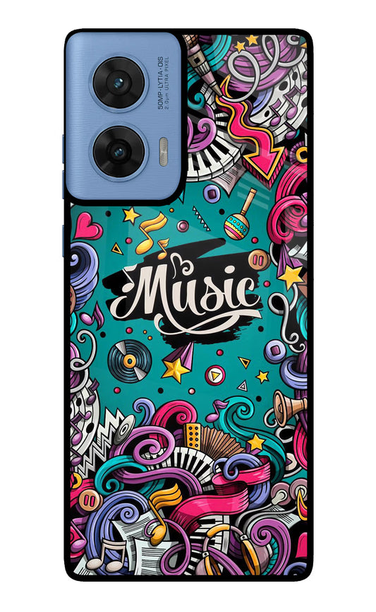 Music Graffiti Moto G96 5G Glass Case