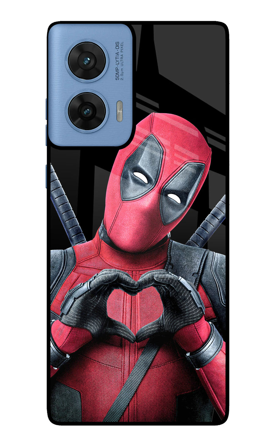 Deadpool Moto G96 5G Back Cover, Glass case