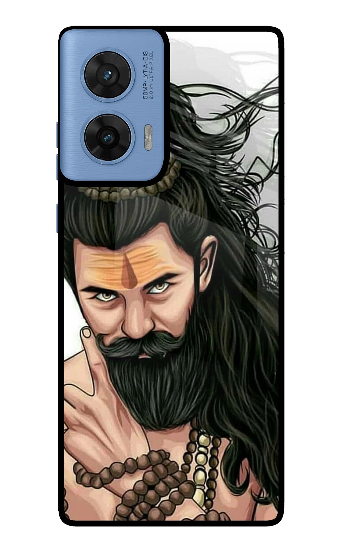 Mahadev Moto G96 5G Glass Case Back Cover by Casekaro