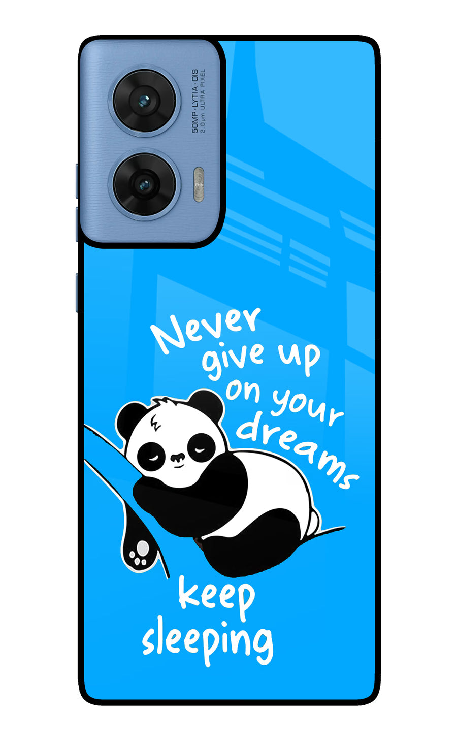 Keep Sleeping Moto G96 5G Back Cover, Glass case