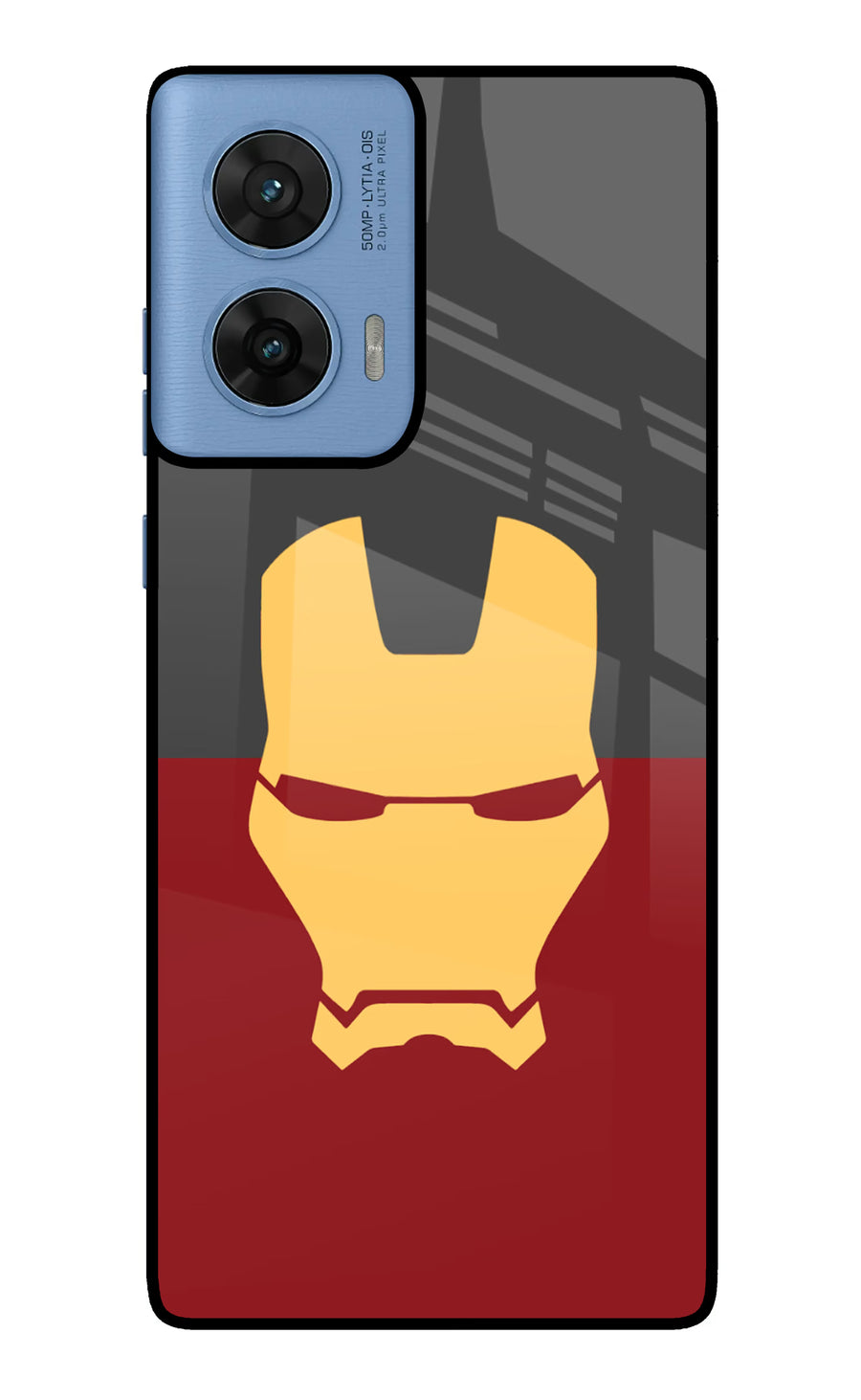 Ironman Moto G96 5G Back Cover, Glass case