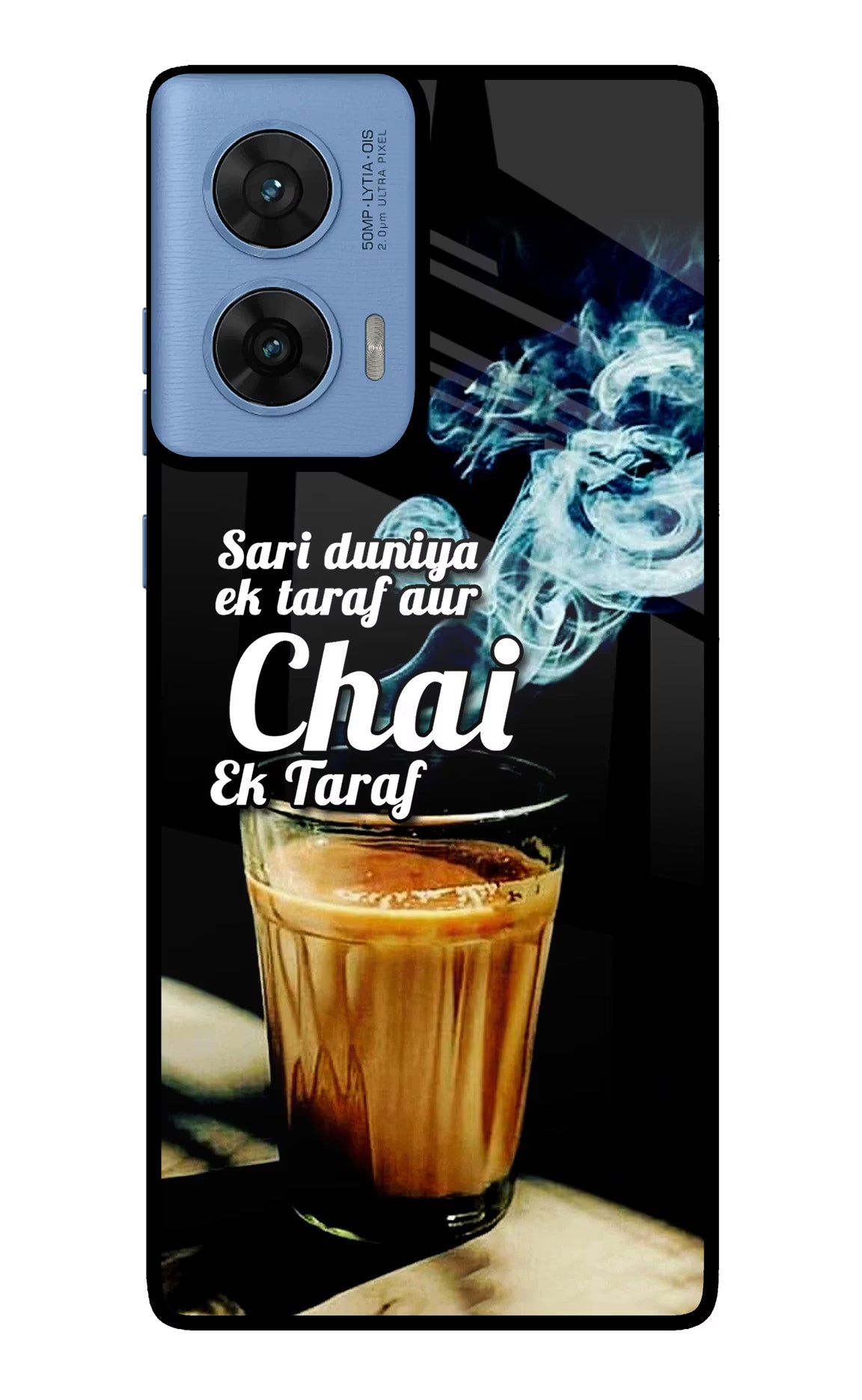 Chai Ek Taraf Quote Moto G96 5G Glass Case
