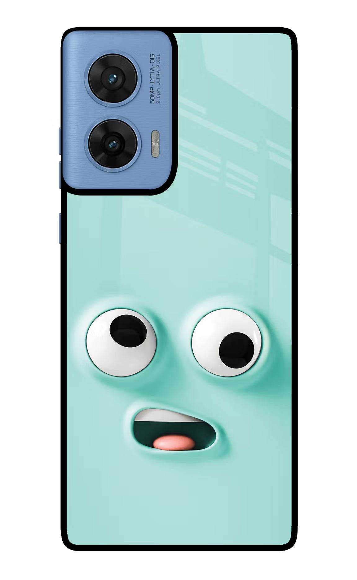 Funny Cartoon Moto G96 5G Glass Case Back Cover by Casekaro