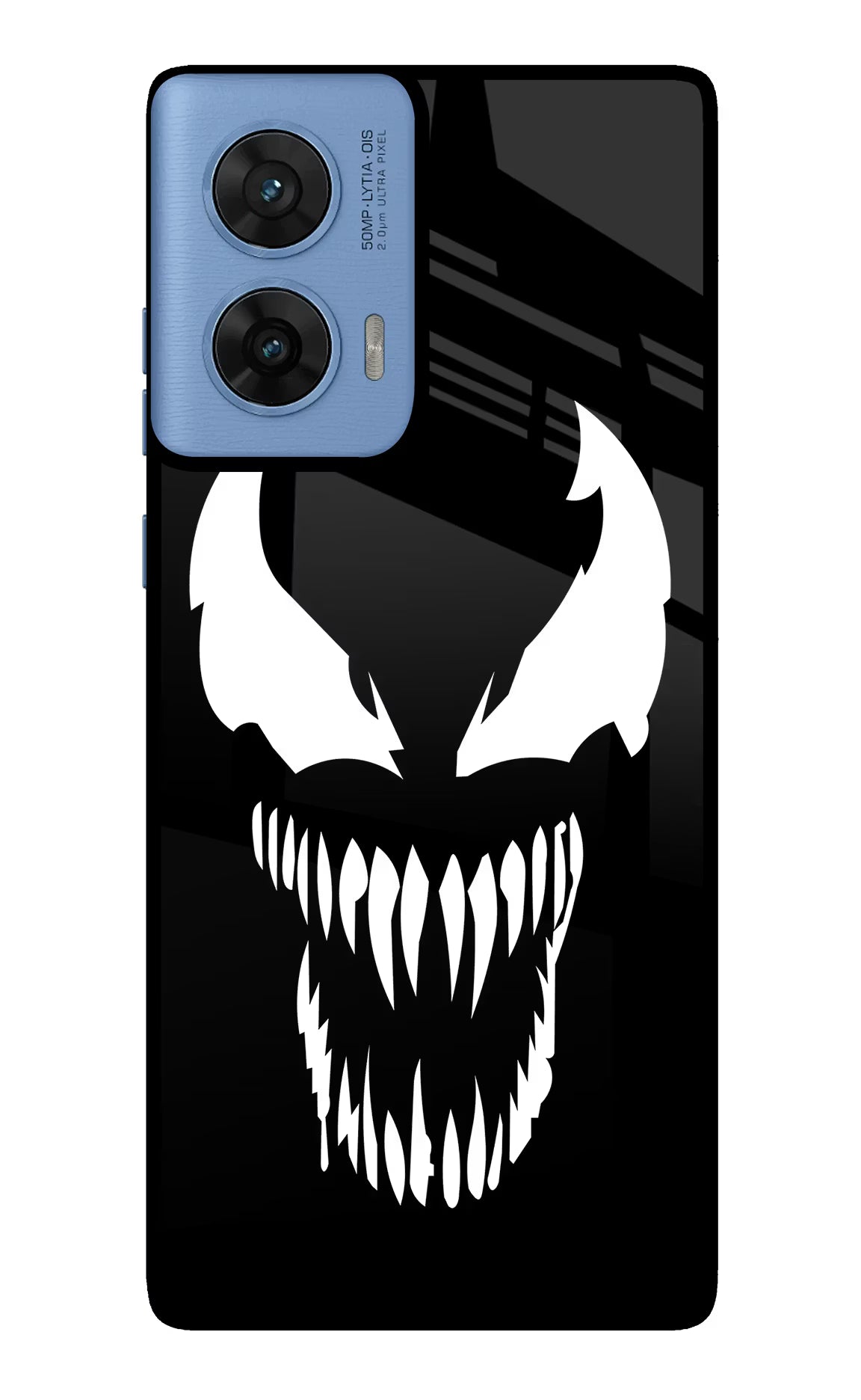 Venom Moto G96 5G Glass Case Back Cover by Casekaro