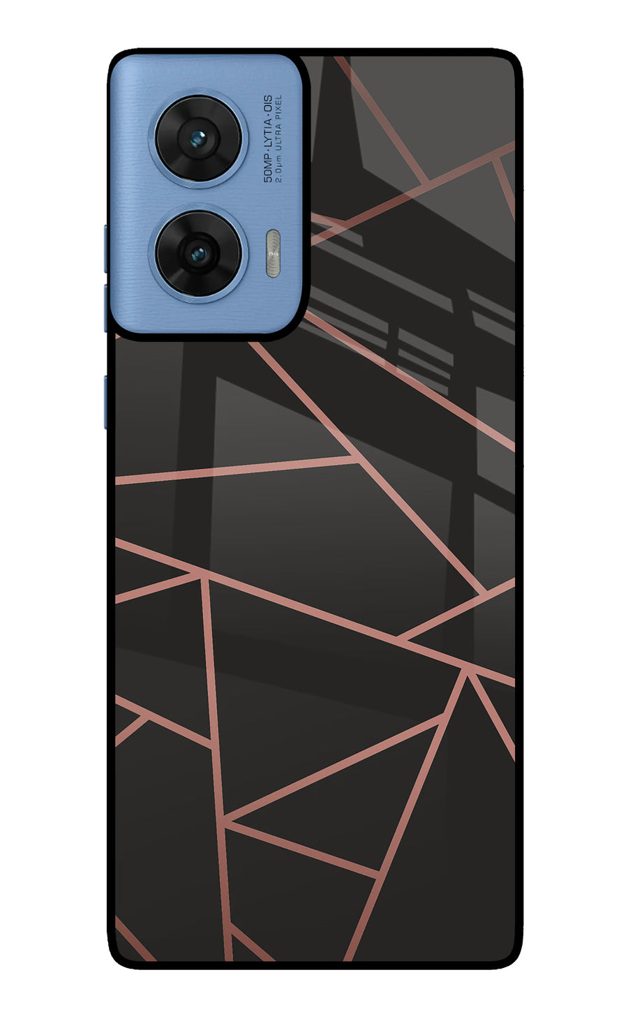 Geometric Pattern Moto G96 5G Back Cover, Glass case