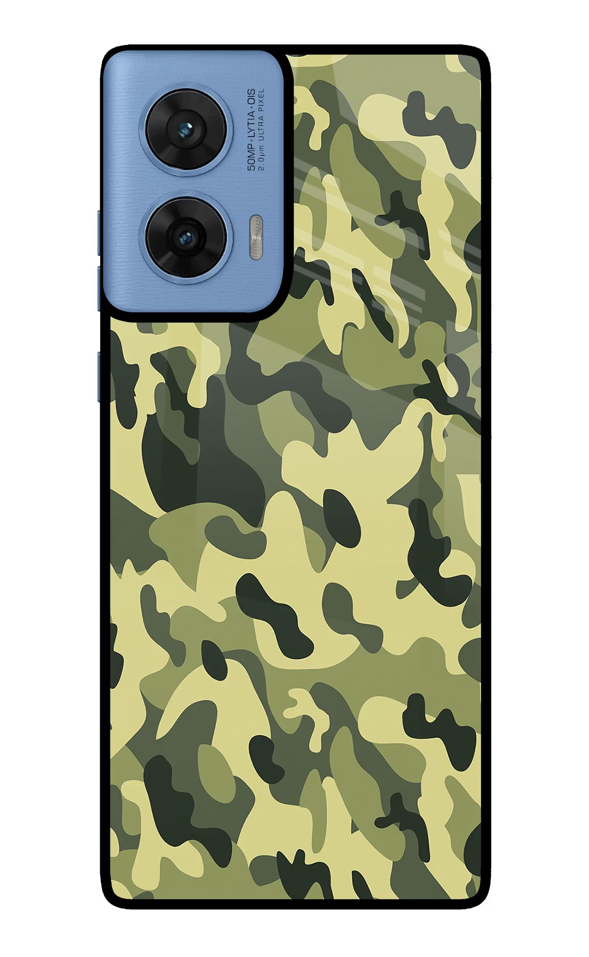 Camouflage Moto G96 5G Glass Case