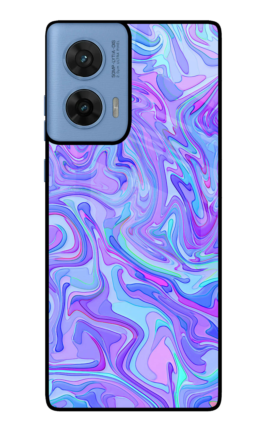 Glitter Moto G96 5G Back Cover, Glass case