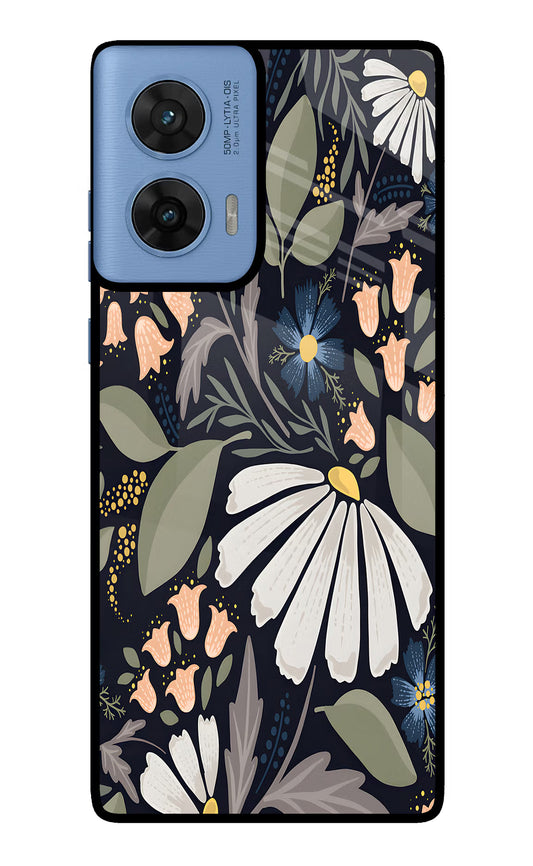 Flowers Art Moto G96 5G Glass Case