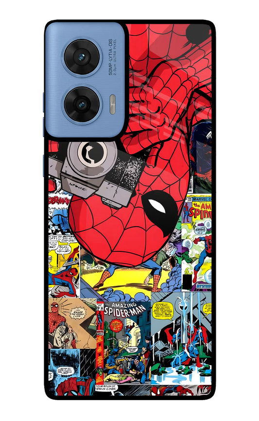 Spider Man Moto G96 5G Glass Case