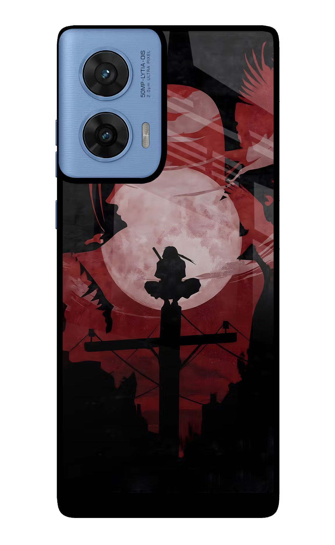 Naruto Anime Moto G96 5G Glass Case Back Cover by Casekaro