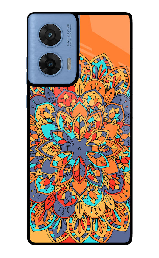 Color Mandala Moto G96 5G Glass Case